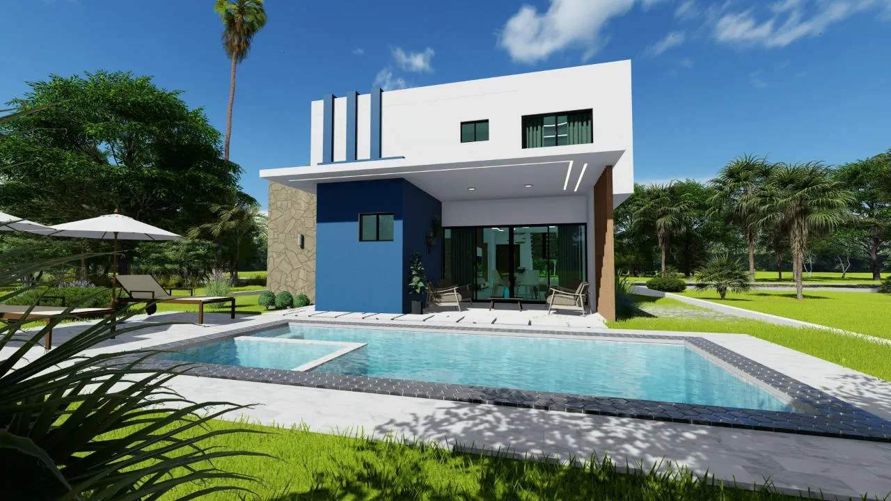 Espaciosa y Moderna Villa en Venta - En Construcción* — 3