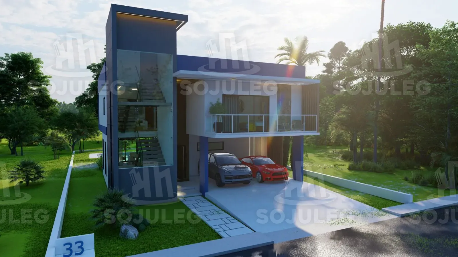 Espaciosa y Moderna Villa en Venta - En Construcción*